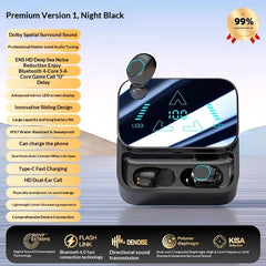 Wireless Bluetooth Earphones with In-Ear Noise Cancellation