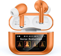 Bucephalus Wireless Earbuds with ENC Noise Cancelling, Bluetooth 5.4 Ear Buds, 48H Playtime & Bass Stereo Sound for Sports/Working, Compatible with iPhone/Android, Pad - Ivory White