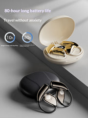 Bone conduction concept Bluetooth headphones open-back