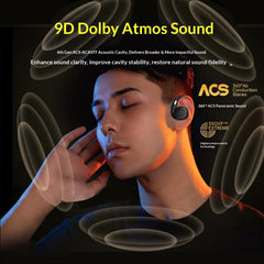 Hook-on Open Ear Bluetooth Headphones, Bone Conduction Concept Wireless Earphones