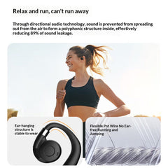 Hook-on Open Ear Bluetooth Headphones, Bone Conduction Concept Wireless Earphones