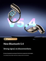 Bone conduction concept Bluetooth headphones open-back